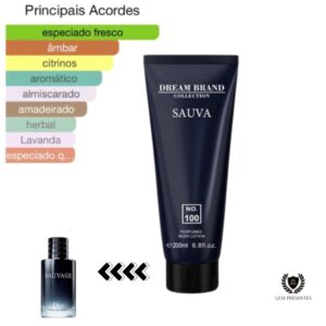 HIDRATANTE BRAND COLLECTION - 100 (Inspiração Sauvage) 200ml