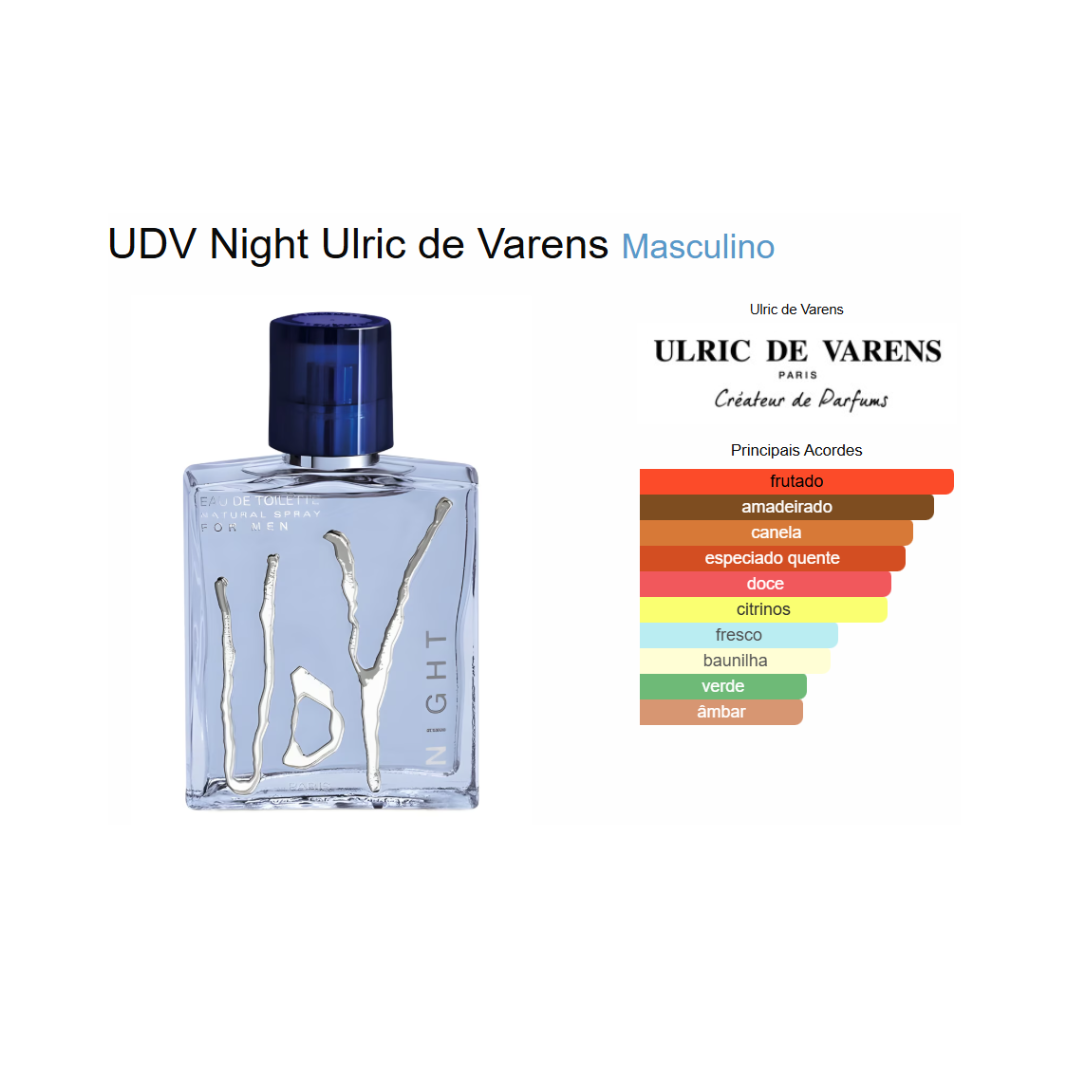 Udv Night Ulric de Varens - Perfume Masculino - Eau de Toilette - 100ml - Imagem 4