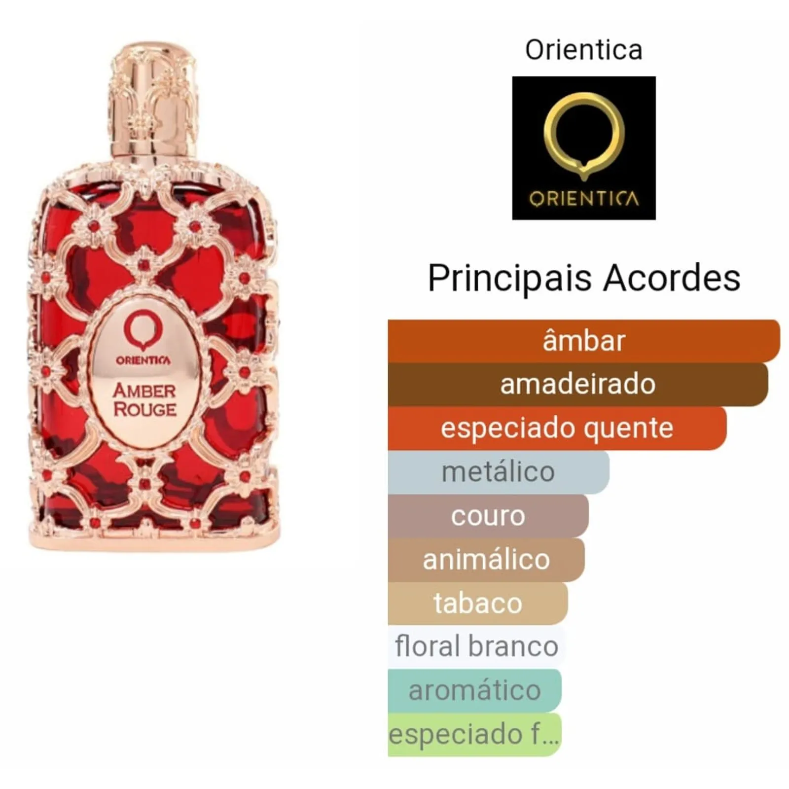 Kit Orientica Luxury Collection Amber Rouge Eau De Parfum Perfume- 80ml + Miniatura 7,5ml + 2 Atomizers 10ml - Imagem 3