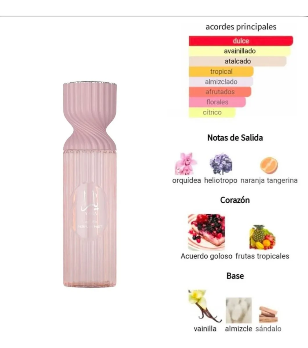 Body Splash Yara Mist - Lattafa -250ML - Imagem 3