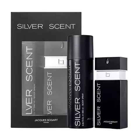 Kit Silver Scent Jacques Bogart Masculino - Eau de Toilette 100ml + Body Spray 200ml - Imagem 2