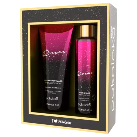 Kit Roses Pokoloka Feminino - Body Splash 250ml + Hidratante 240ml - Imagem 2