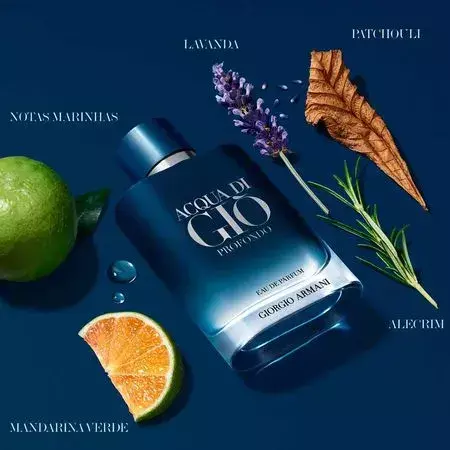 Acqua di Giò Profondo Giorgio Armani Eau de Parfum - Perfume Masculino 100ML - Imagem 3