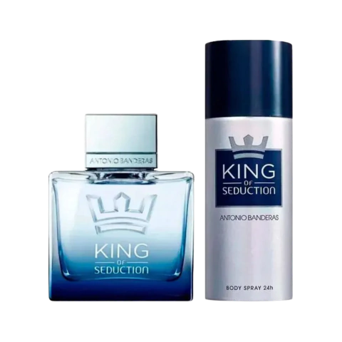 Kit King of Seduction Banderas Masculino - Eau de Toilette 100ml + Desodorante 150ml