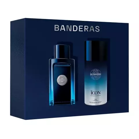 Kit The Icon Banderas Masculino - Eau de Toilette 100ml + Desodorante Spray 150ml - Imagem 2